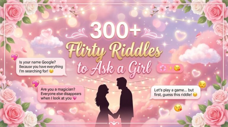flirty riddles to ask a girl