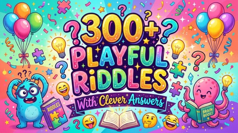 playful riddles with clever answers