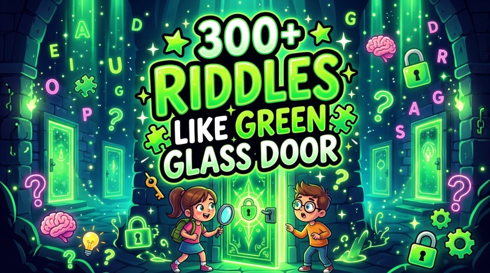 riddles like green glass door