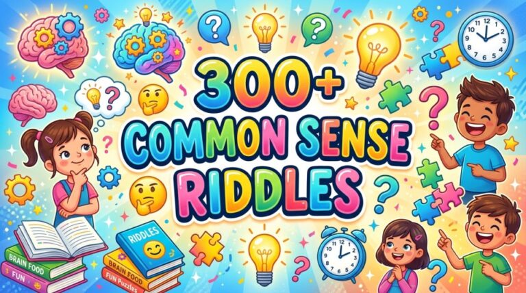 common sense riddles