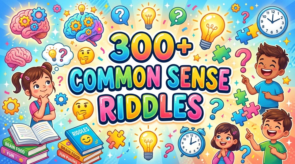 common sense riddles