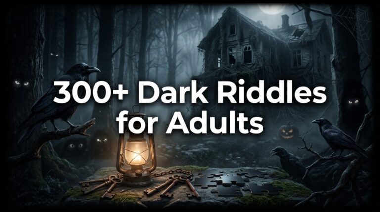 dark riddles for adults