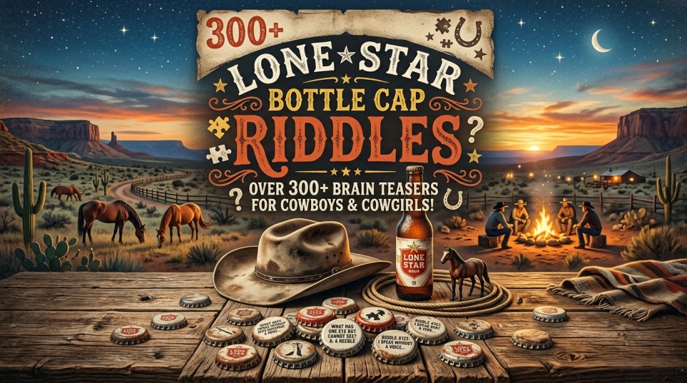 lone star bottle cap riddles