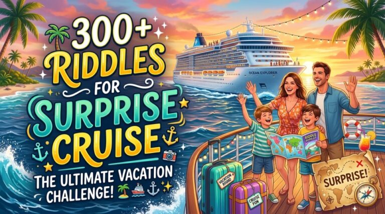 riddles for surprise cruise