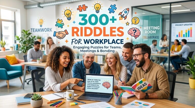 riddles for workplace