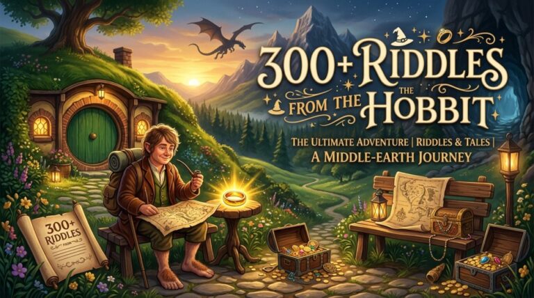 riddles from the hobbit