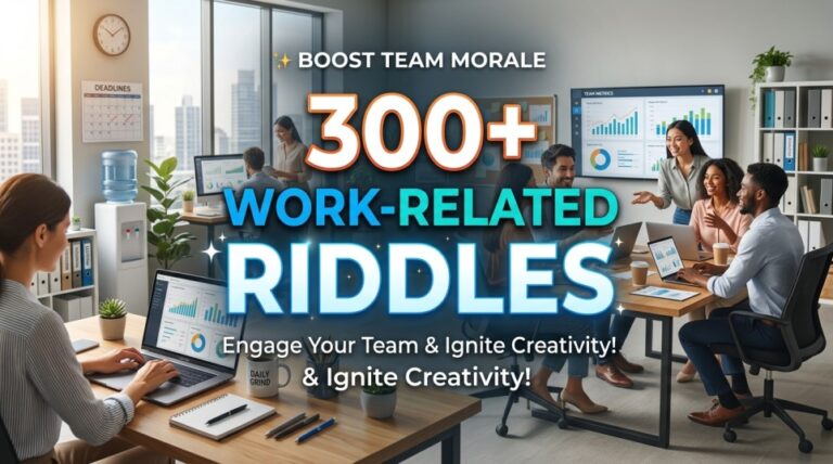 work-related riddles