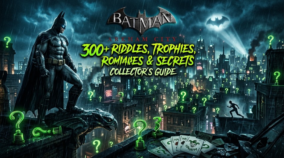 batman arkham city riddles