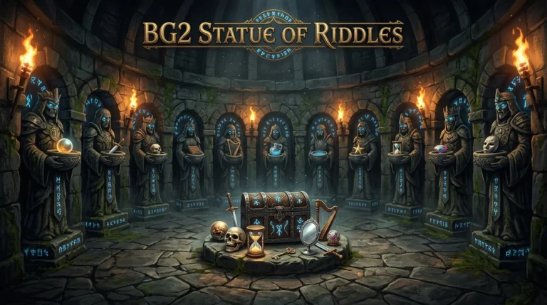 bg2 statue of riddles