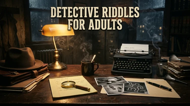 detective riddles for adults