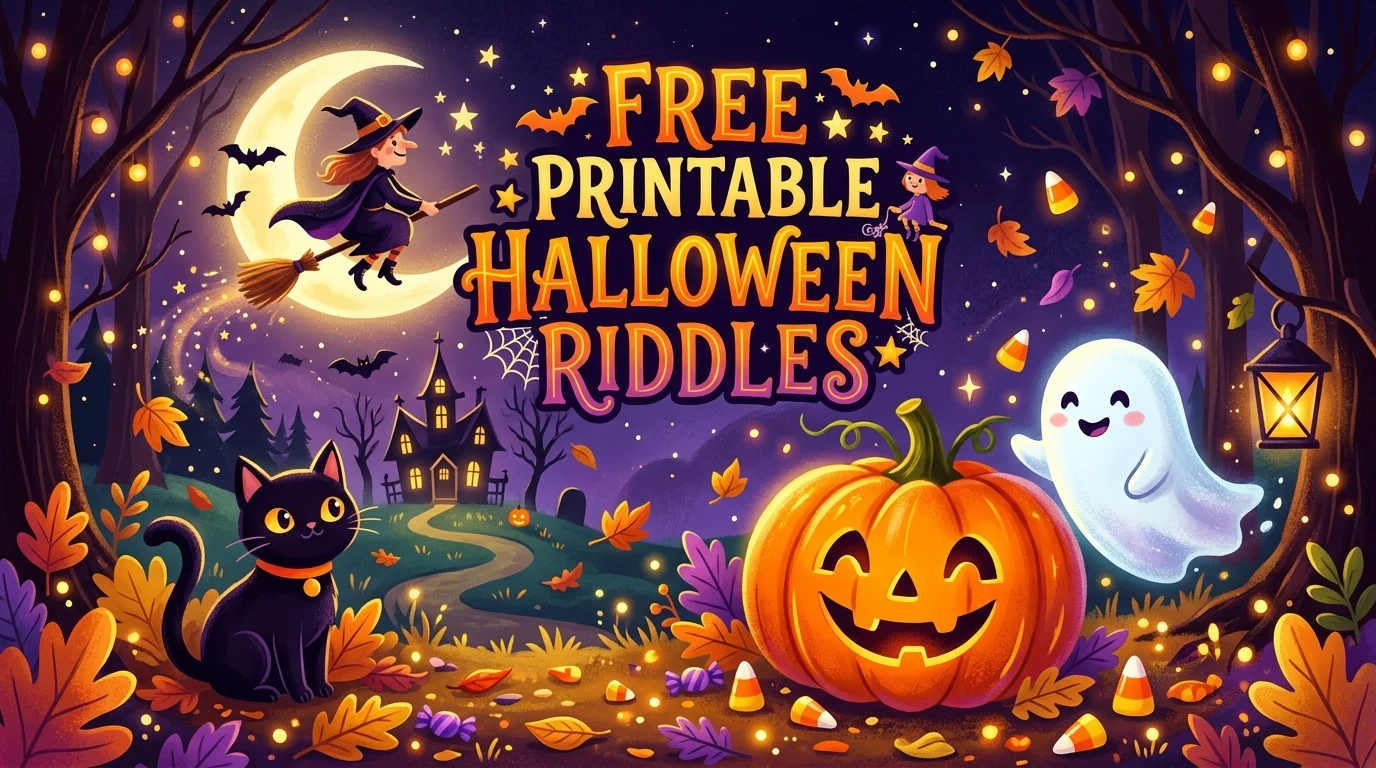 free printable halloween riddles