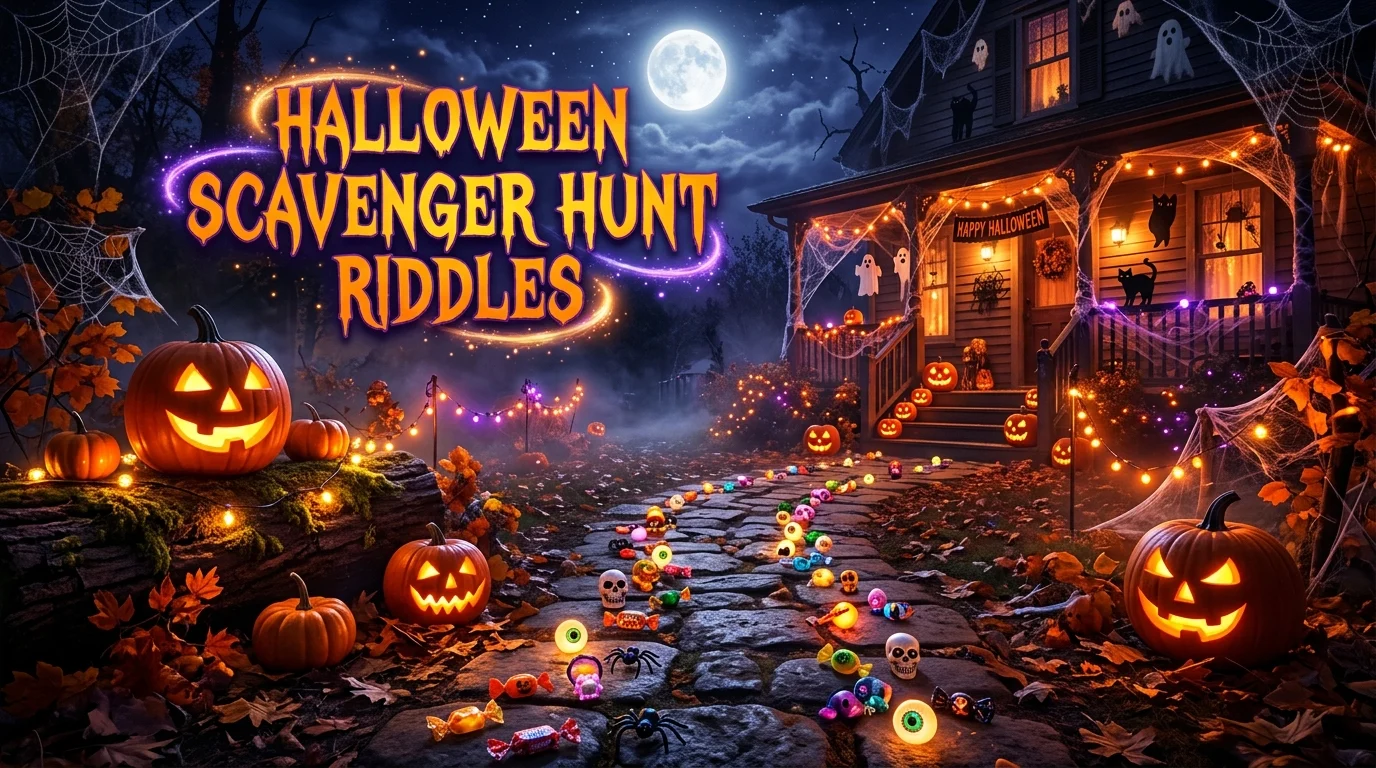 halloween riddles for scavenger hunt