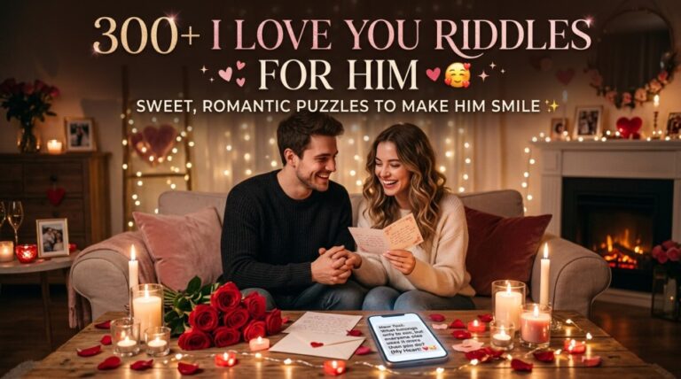 i love you riddles for him