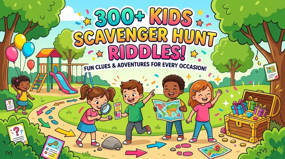 kids scavenger hunt riddles