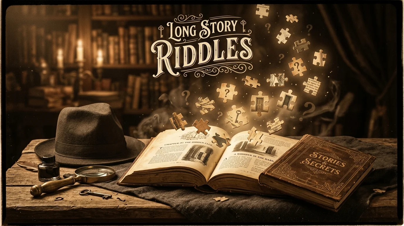 long story riddles with answers