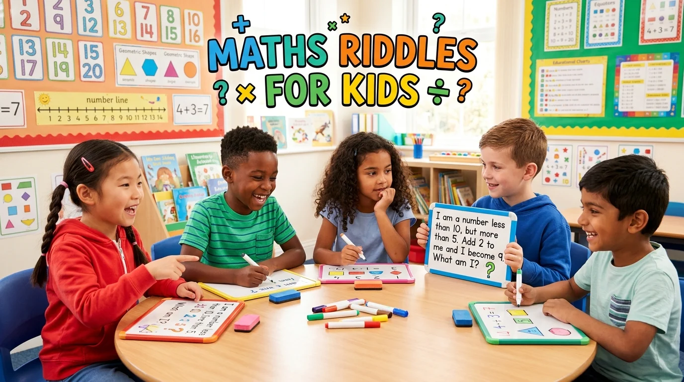 maths riddles for kids