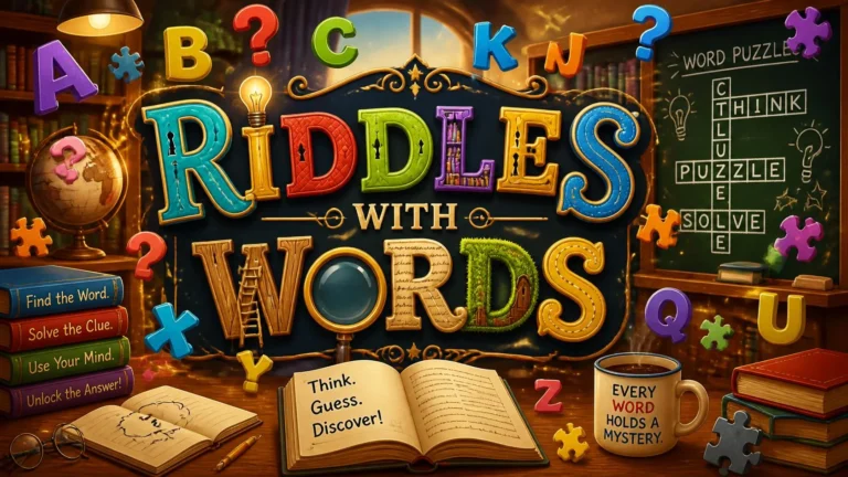 riddles with words