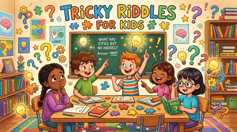 tricky riddles with answers for kids