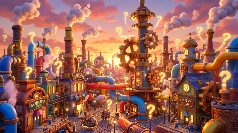 Industrial District Riddle Solutions