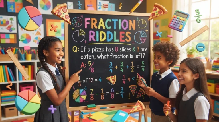 fraction riddles with answers