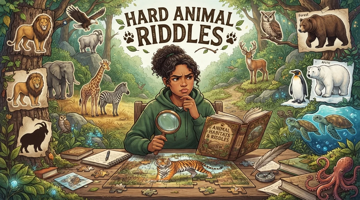 hard animal riddles with answers