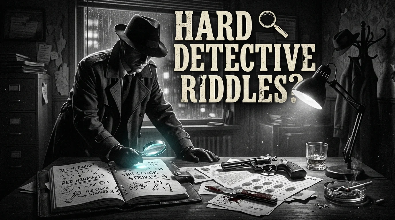 hard detective riddles