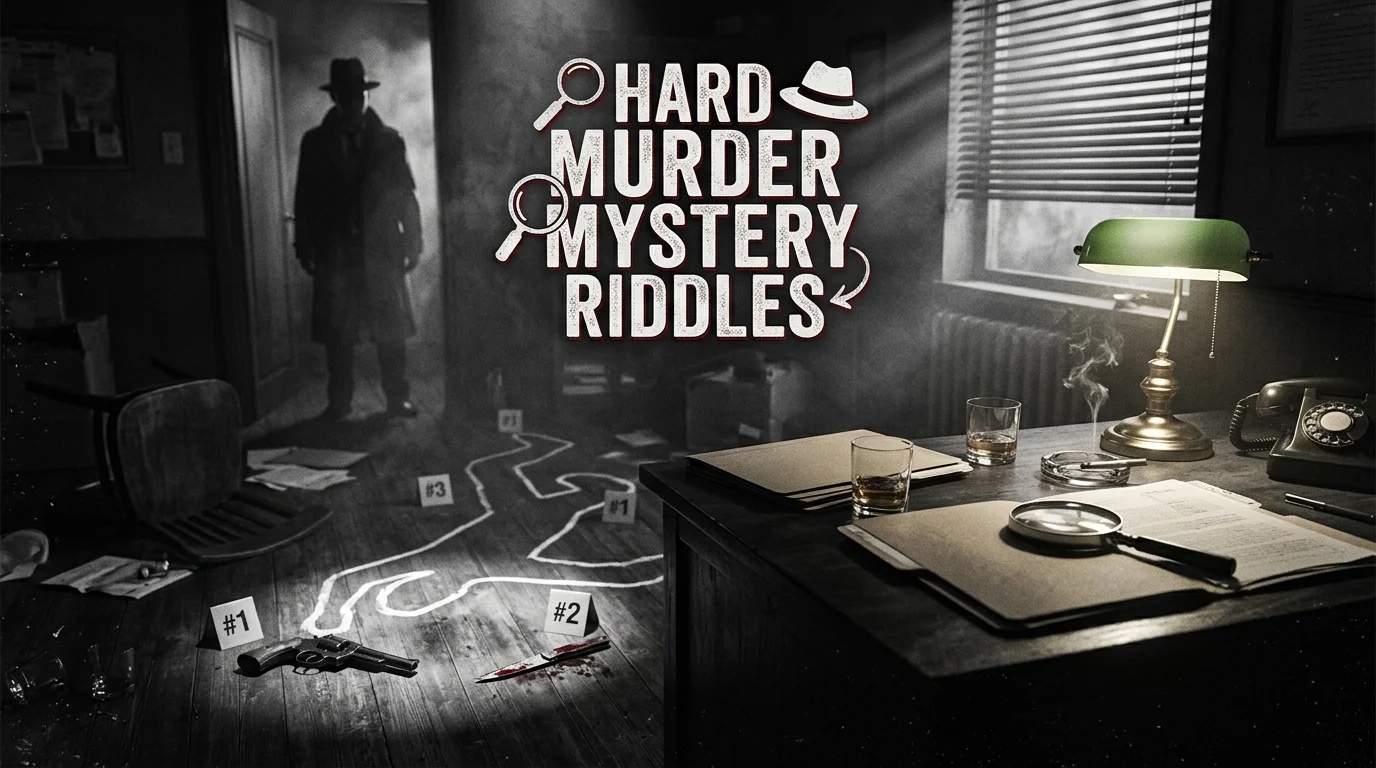 hard murder mystery riddles