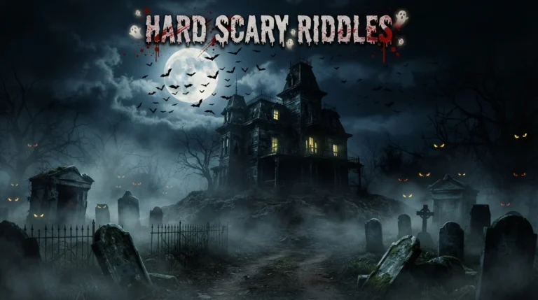 hard scary riddles with answers