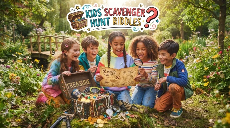 kids scavenger hunt riddles
