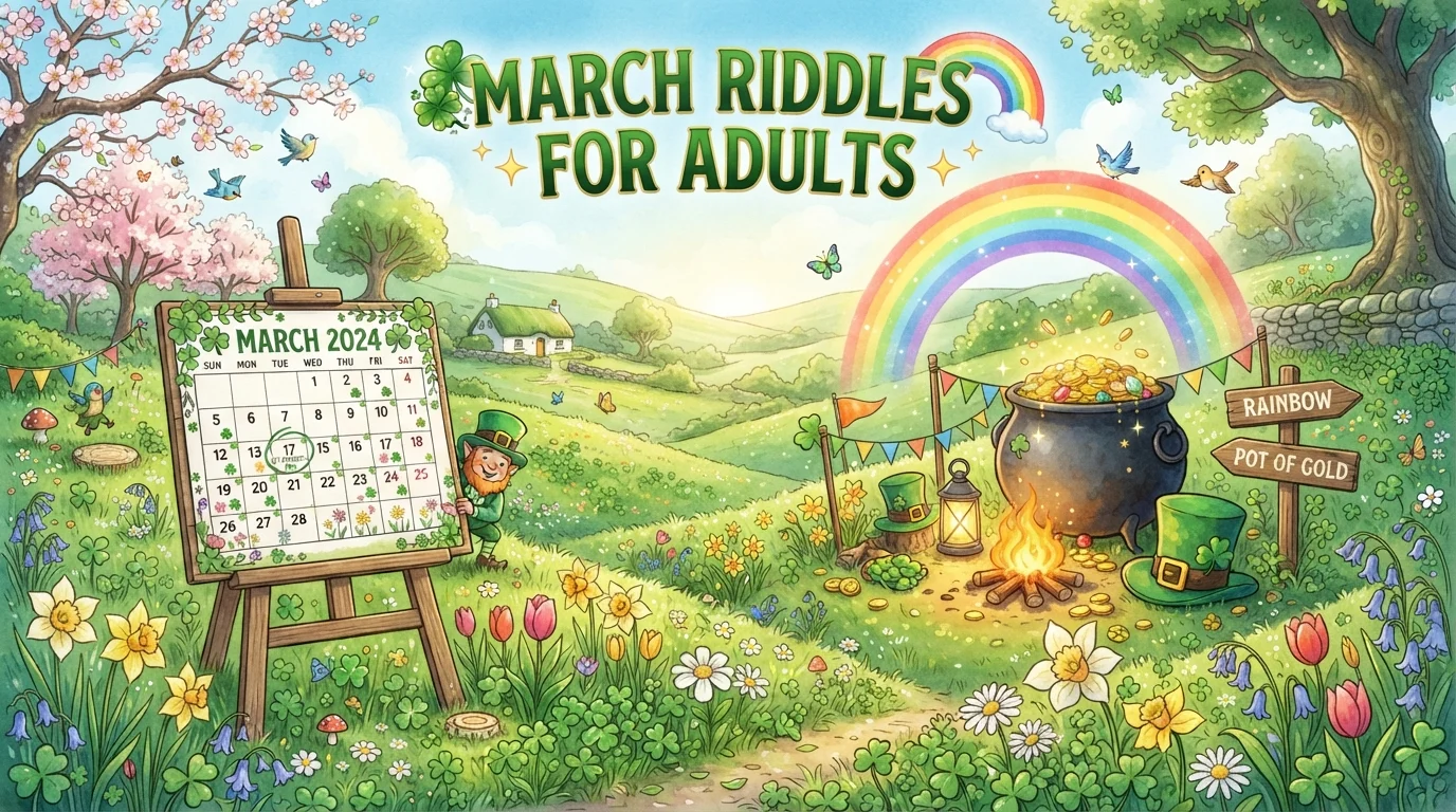 march riddles for adults
