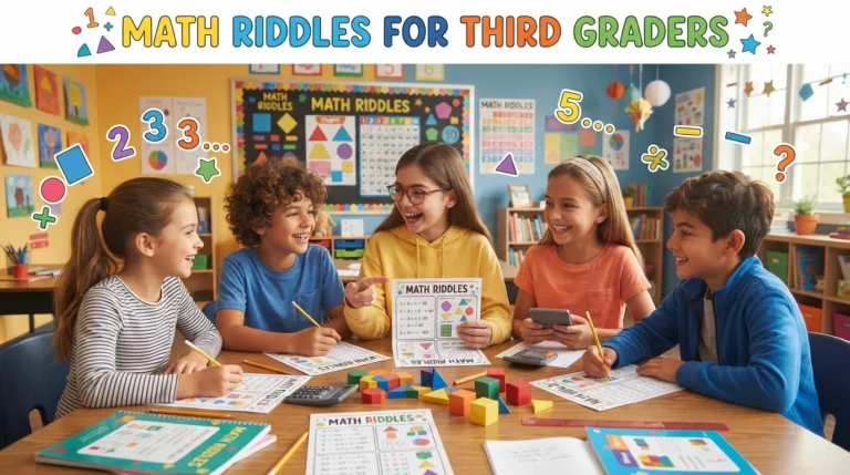 math riddles for third graders