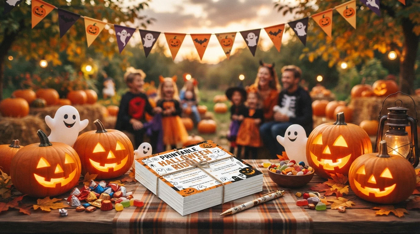printable halloween riddles with answers