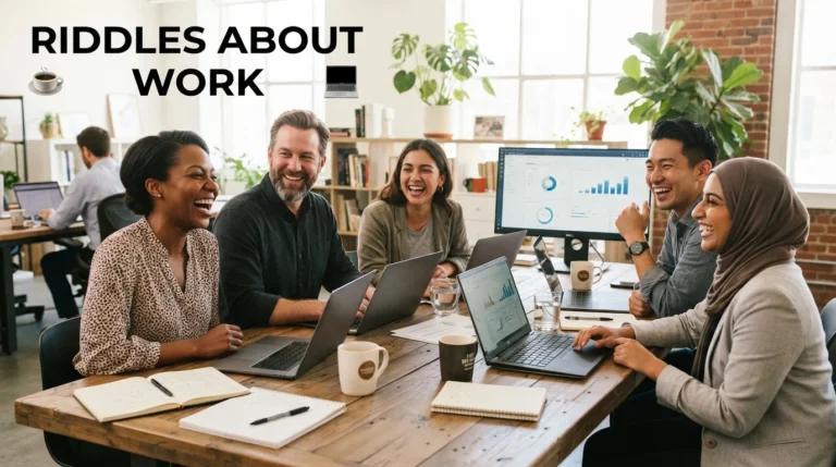 riddles about work