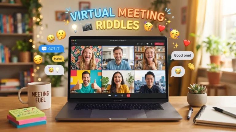 riddles for virtual meetings