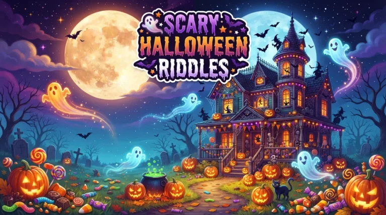 scary halloween riddles