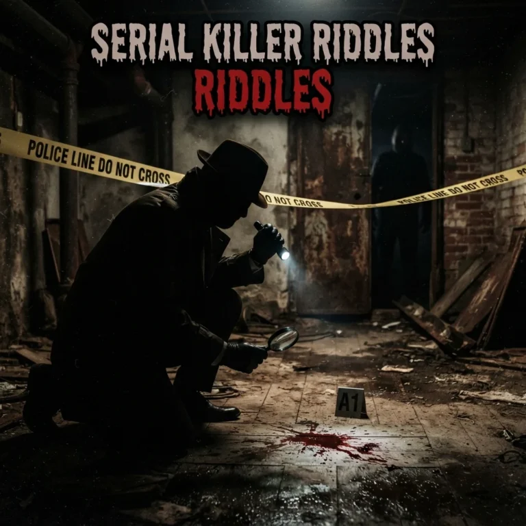 serial killer riddles with answers