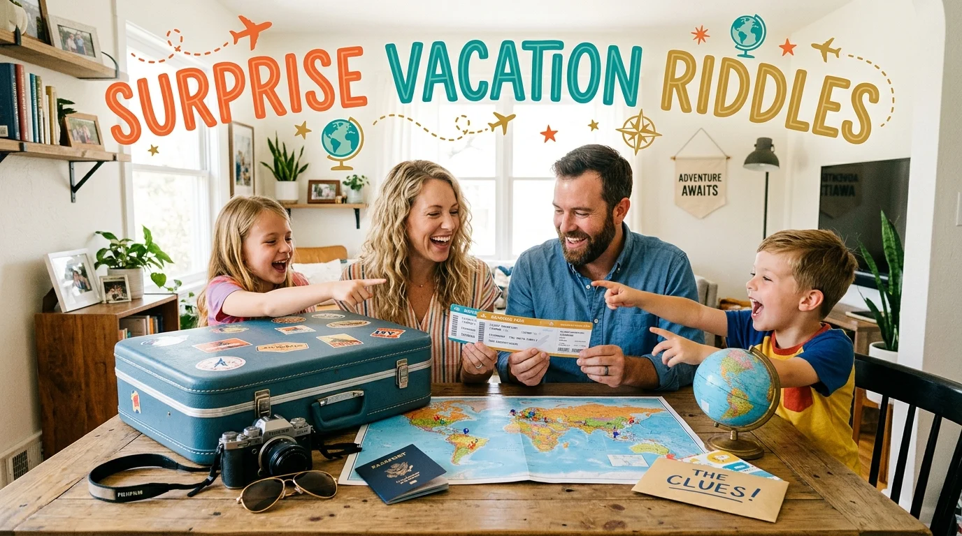 surprise vacation riddles