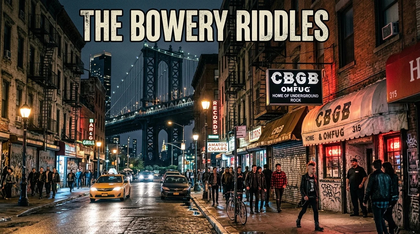 the bowery riddles