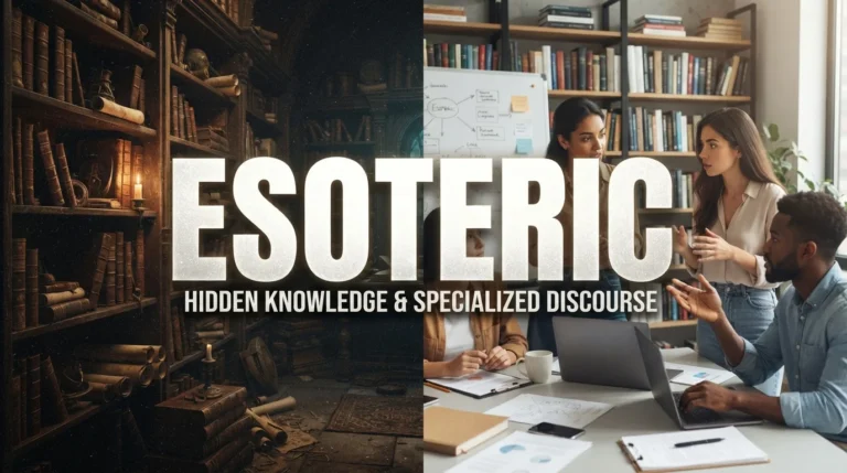 esoteric meaning