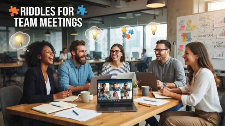 riddles for team meetings